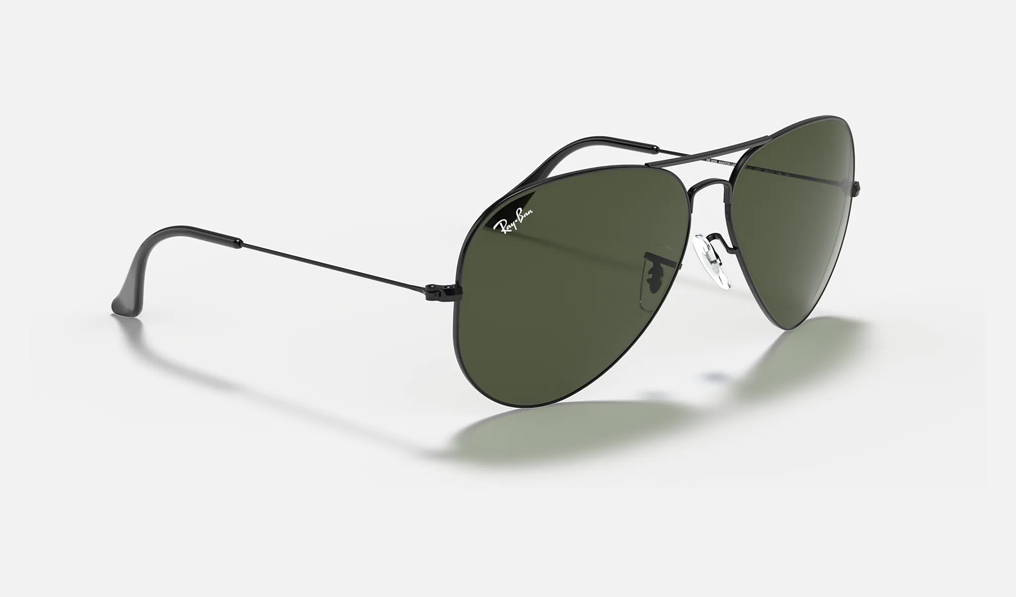 Ray-Ban | AVIATOR CLASSIC | BLACK | Green Classic G-15