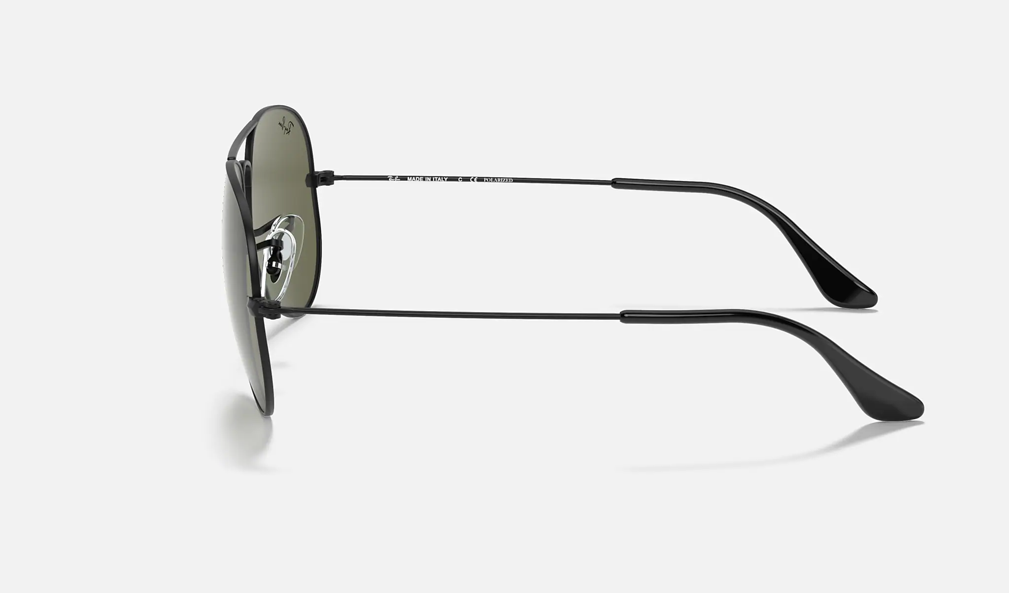 Ray-Ban | AVIATOR CLASSIC | BLACK | Green Classic G-15 with Polarized