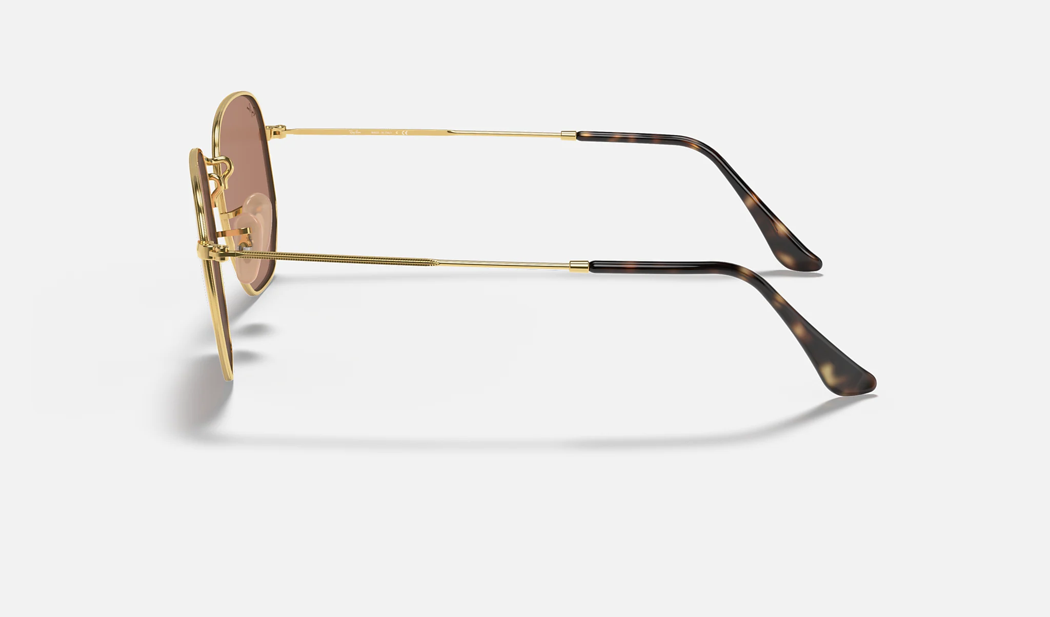 Ray-Ban | HEXAGONAL FLAT LENSES | GOLD | Copper Flash