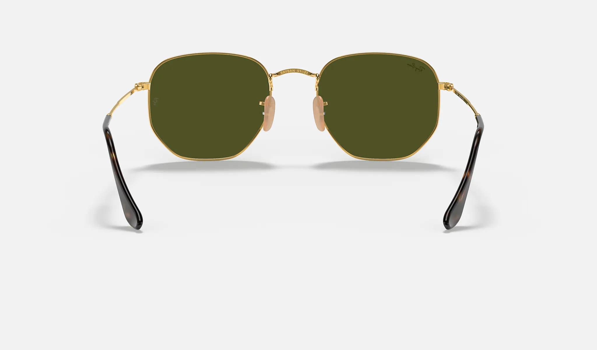 Ray-Ban | HEXAGONAL FLAT LENSES | GOLD | Silver Flash