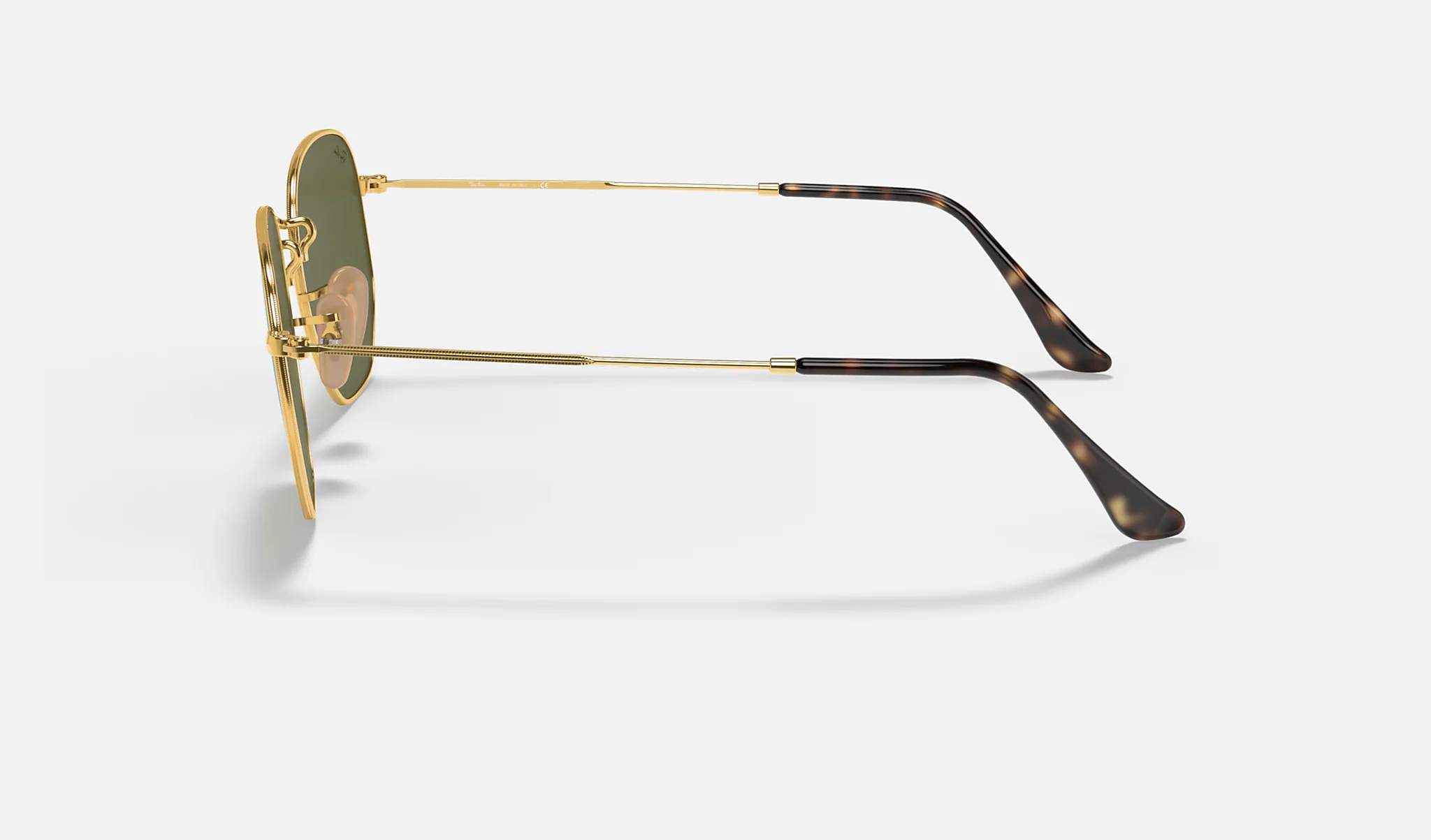 Ray-Ban | HEXAGONAL FLAT LENSES | GOLD | Silver Flash