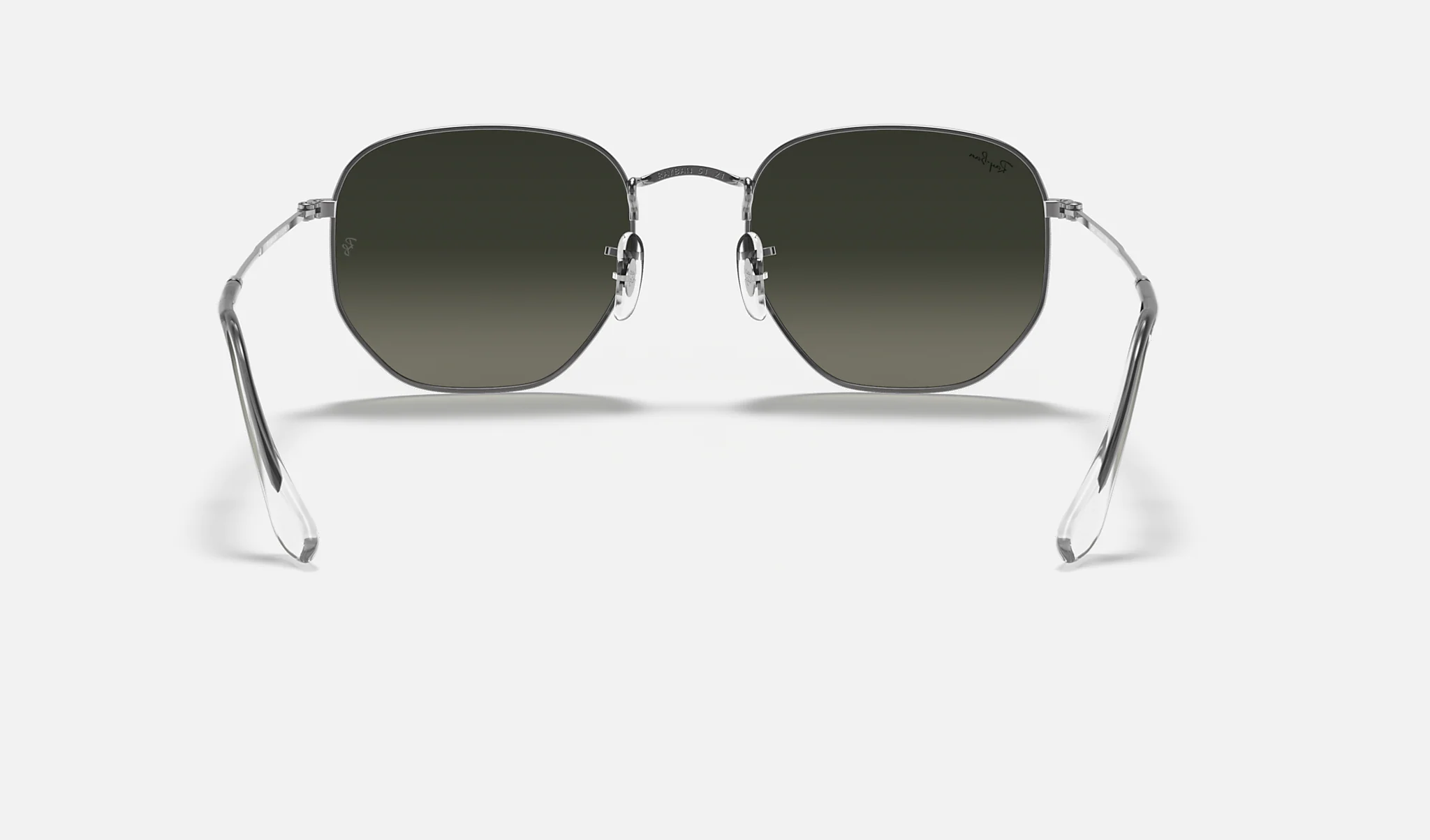 Ray-Ban | HEXAGONAL FLAT LENSES | GUNMETAL | Grey Gradient