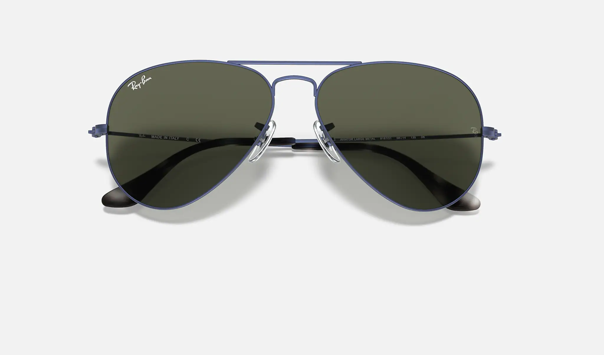 Ray-Ban | AVIATOR CLASSIC | BLUE METAL | Green Classic G-15