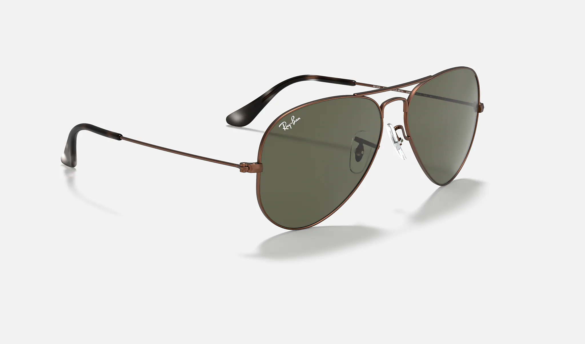 Ray-Ban | AVIATOR CLASSIC | BROWN METAL | Green Classic G-15