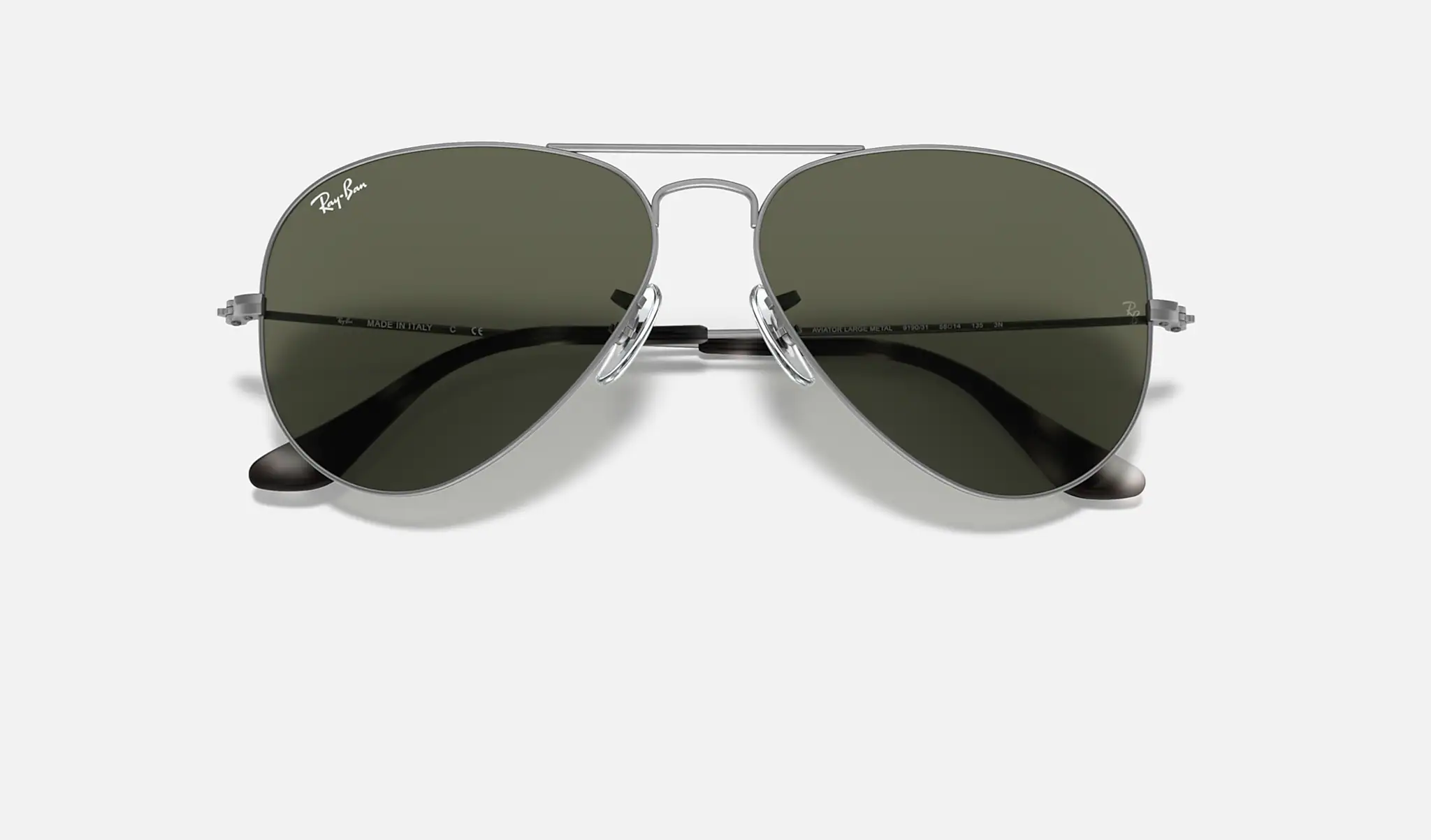 Ray-Ban | AVIATOR CLASSIC | GREY METAL | Green Classic G-15