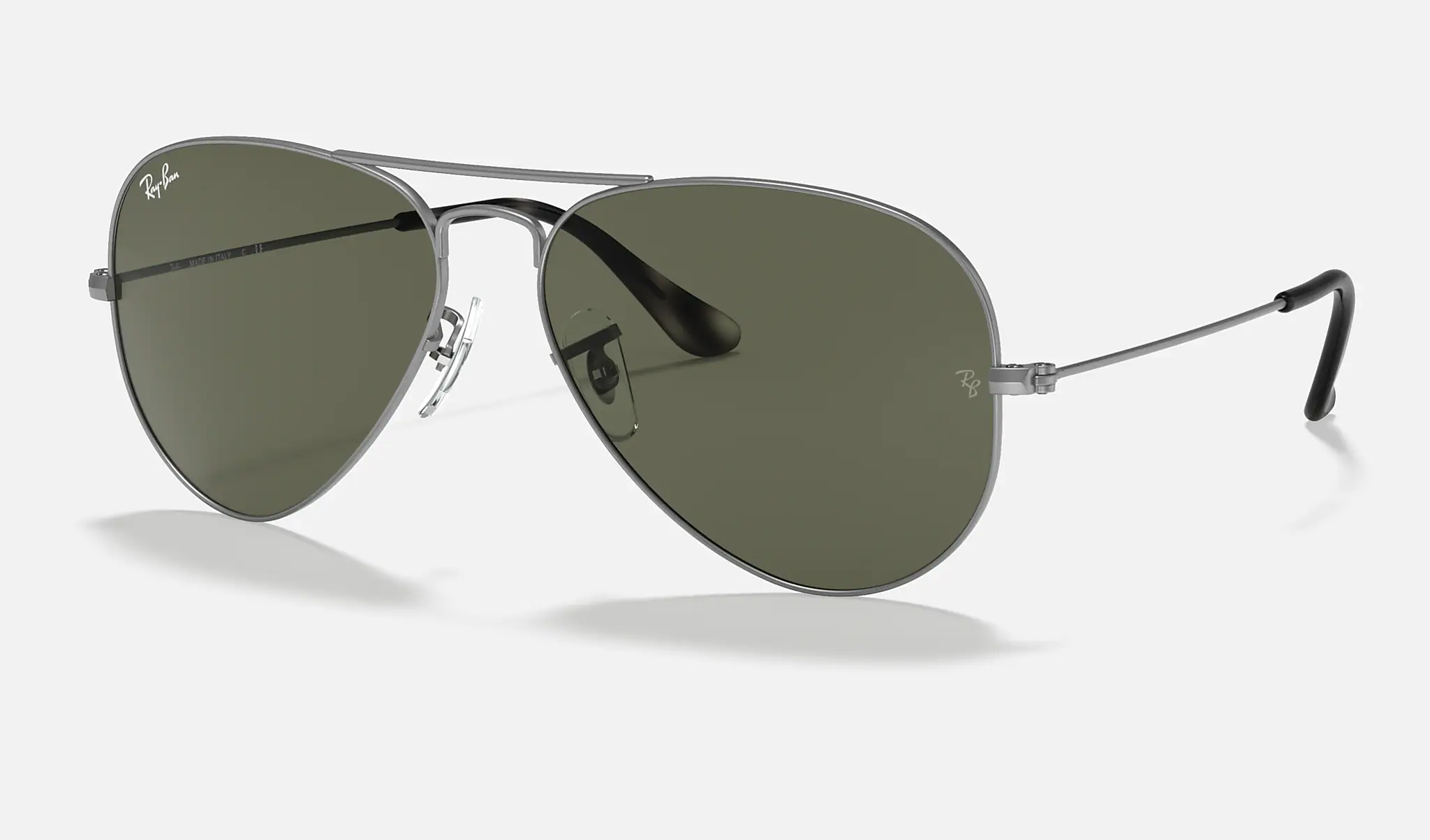 Ray-Ban | AVIATOR CLASSIC | GREY METAL | Green Classic G-15