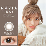 [買3+盒以上10% OFF][訂貨7-10天]ReVIA 1Day MELTY BARE | 每日拋棄型彩色隱形眼鏡 10片