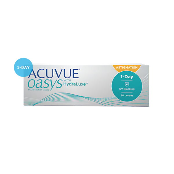 ACUVUE OASYS 1-DAY with HydraLuxe for ASTIGMATISM 日拋散光隱形眼鏡