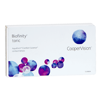 CooperVision Biofinity Toric | 月拋散光矽水凝膠隱形眼鏡